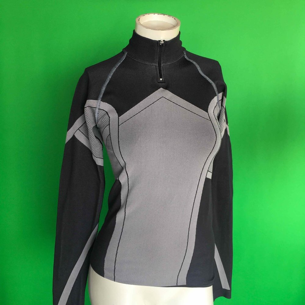 Nike Black and Gray Women's Top